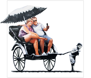 rickshaw by banksy