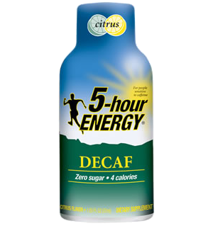 5-hour energy decaf