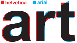 Helvetica vs Arial