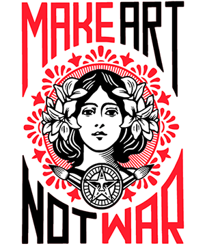 make art not war