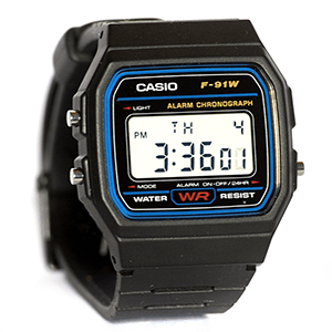 casio f91w