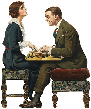ouija by norman rockwell