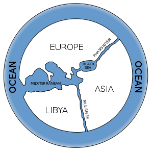 Anaximander world map