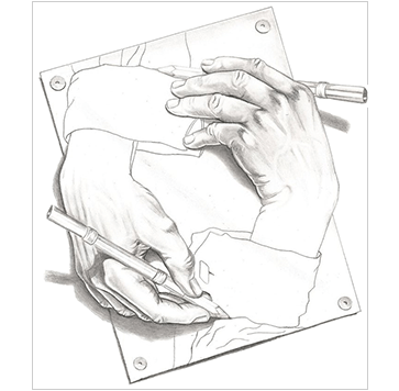 drawing hands drawing hands