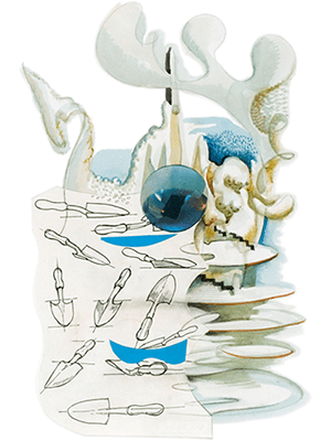 garden trowels by adrian hill