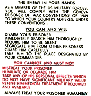 geneva convention card