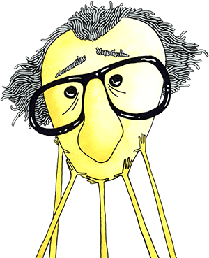 woody allen by matt kish