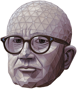 Buckminster Fuller by Boris Artzybasheff