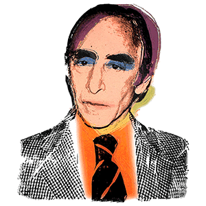 Leo Castelli by Andy Warhol
