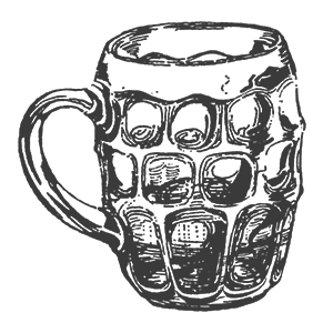 dimpled beer mug dimpled beer mug