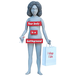 Barbara Kruger by Michael Leavitt Barbara Kruger by Michael Leavitt