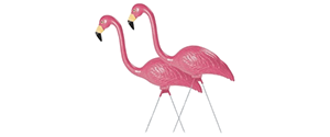 plastic flamingo