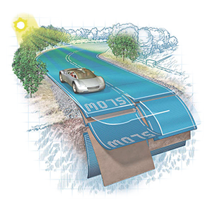 solar road by Kevin Hand solar road by Kevin Hand