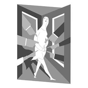 Abortion Debate by Richard McGuire