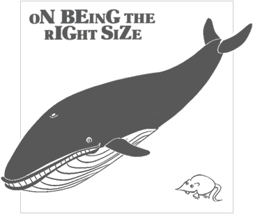 on being the right size