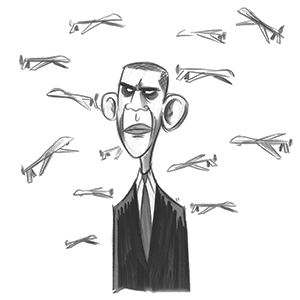 Obama Drones by Ann Telnaes