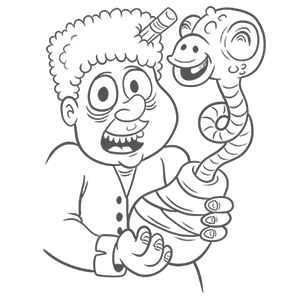 eraserhead coloring book