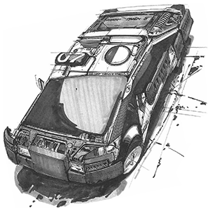 blade runner by syd mead