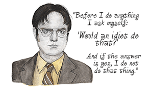 dwight Schrute by Cindy Lesman