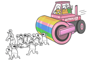 gay steamroller by the oatmeal gay steamroller by the oatmeal