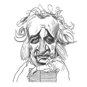 Harold Bloom by David Levine