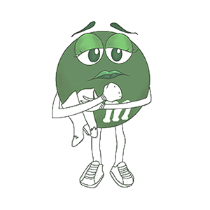 Green M&M